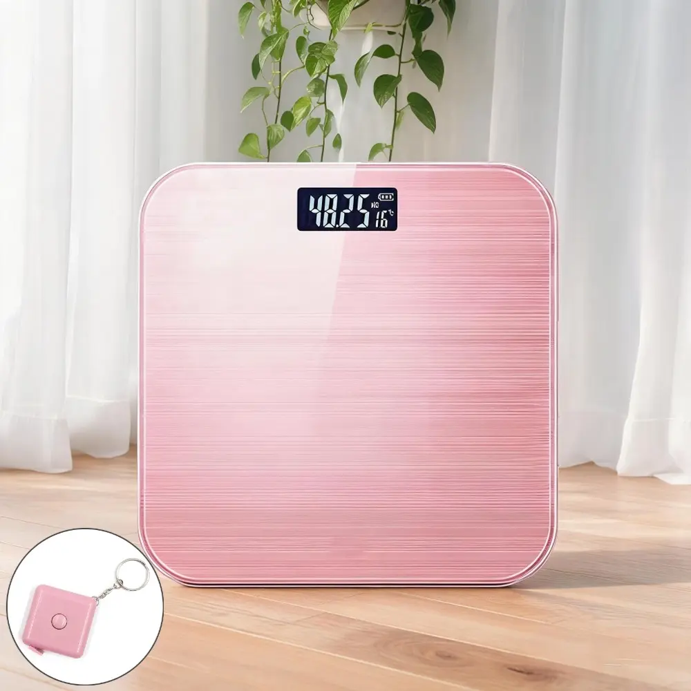 High Precision Electronic Weight Scale, Body Weight Scale, Multifunctional Health Monitor, Suitable for Home Bathroom Girls' Dormitory, Weighing Scale For Body Weight