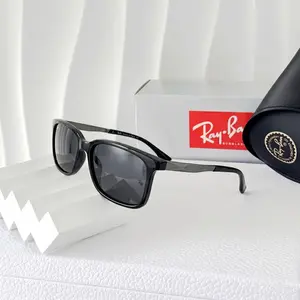 Ray-Ban Polarized Wayfarer UV400 Square Frame Sunglasses for Men & Women, Ideal for Driving, Fishing, Outdoor Use, Classic Style Eyewear