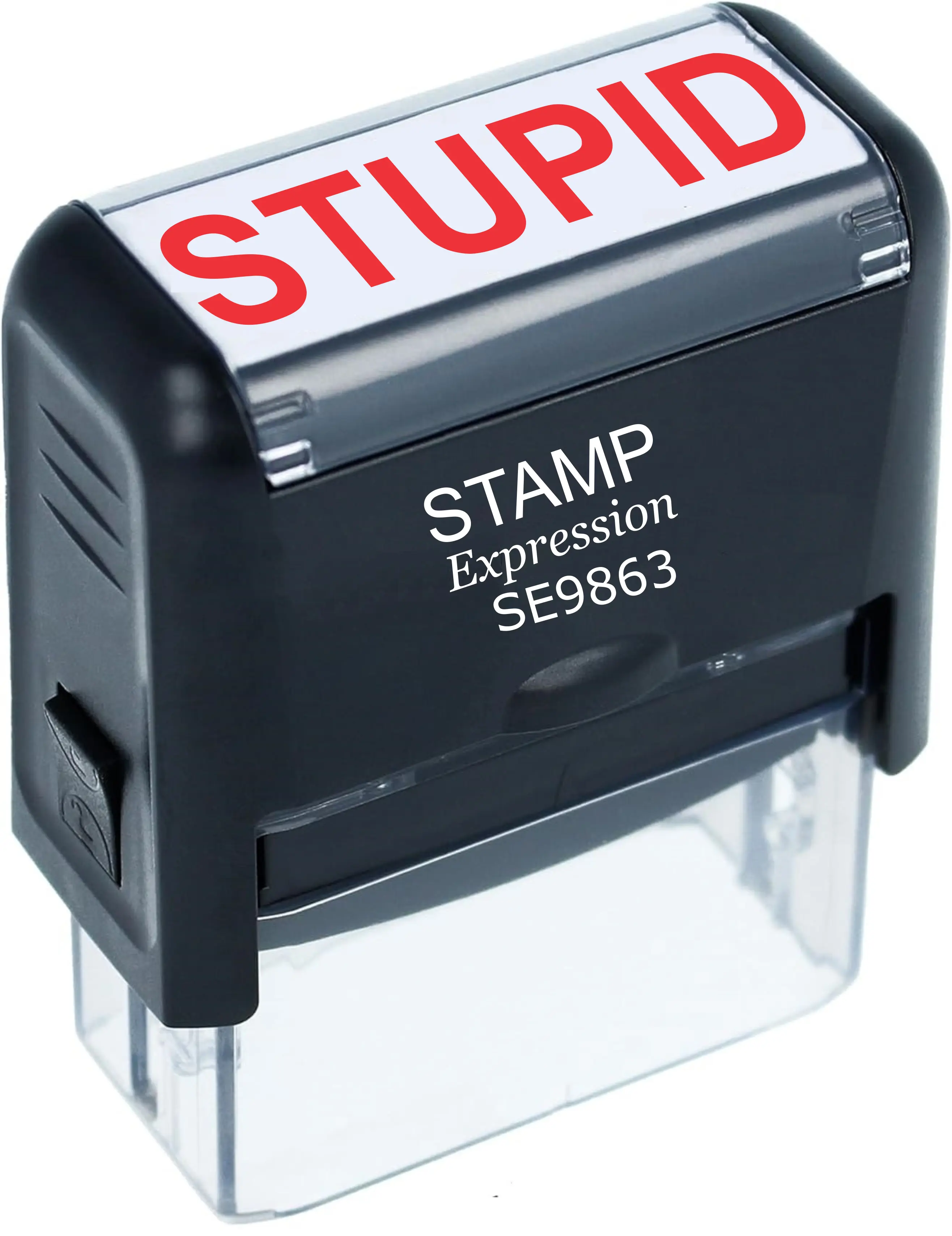 Stupid Large Font Self Inking Rubber Stamp