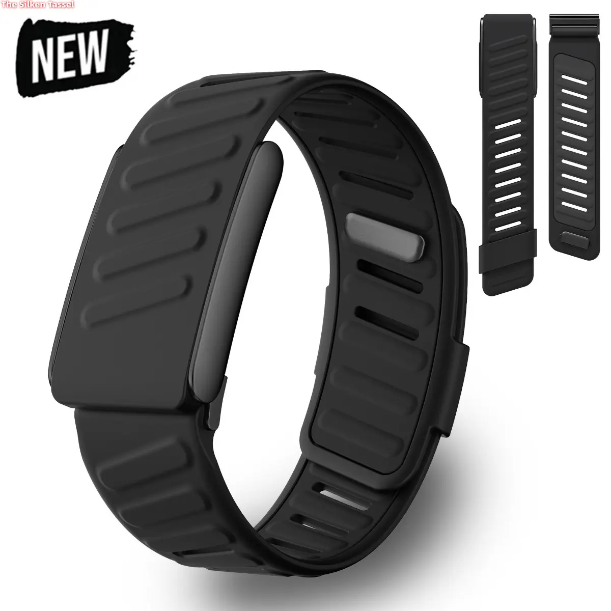 Ecg Pattern Two-tone Silicone Wrist Band, Soft Sweatproof Replacement Strap Compatible With New Whoop 5.0 And Whoop 5.0 MG, Comfortable Accessory For Sports And Daily Wear (No Device)