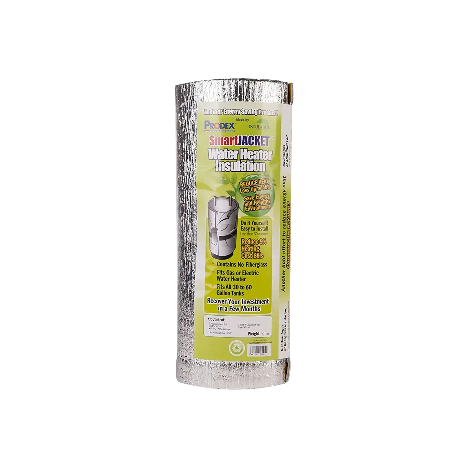 SmartJACKET- Water Heater Insulation Blanket R-7.1