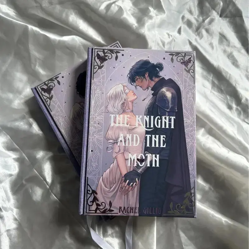 The Knight and the Moth by Rachel Gillig — Special Edition Hardcover | Lavender Cloth, Foiled Gothic Romantasy