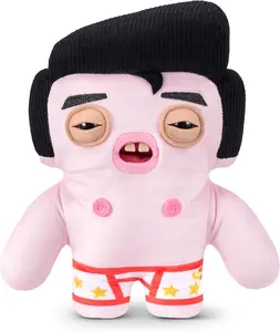 Fuggler Fugg Stars 9-Inch Plush Toy (Greazee) by ZURU – Funny Ugly Monster Stuffed Animal with Human-Like Teeth, Collectible Plush for Kids, Tweens, Teens, Adults & Plush Fans