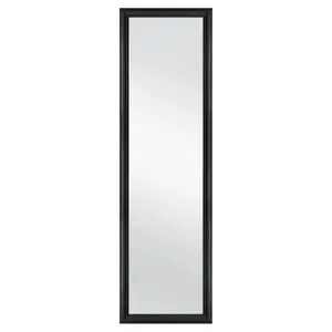 Full-Length Rectangular Mirror, 17Inx53In, Rustic Grey，Easy to hang Decor Durable