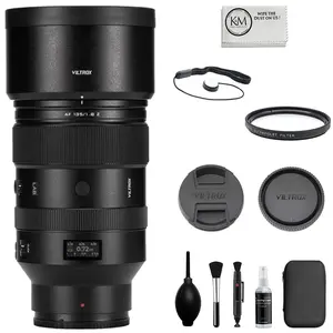 Viltrox AF 135mm f/1.8 LAB Z Lens Compatible with Nikon Z Mount Bundle with UV Filter + Lens Cap Keeper + Cleaning Kit + Cleaning Cloth (5 Items)