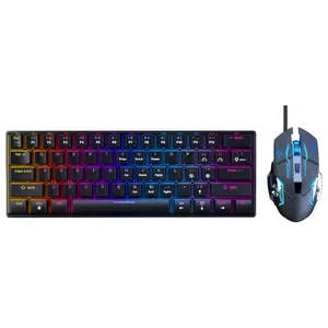 Mechanical keyboard ， wired, blue switch keys, for gaming, office, laptop, desktop computer