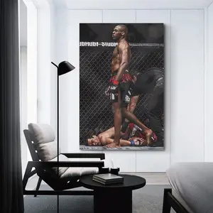 Boxer Jon Jones Motivational Poster boxing Pictures Prints Sports Star Superstar boxing Wall Art Posters