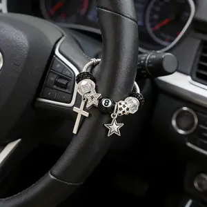 Elegant Car Interior Decoration Chain, Star & Lucky Bag Charms, Layered Decorative Accessories for Car Steering Wheel Home Party Wrist, Car Ornament, Car Interior Accessory