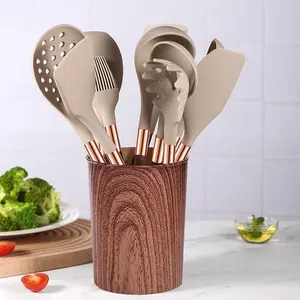 Silicone Kitchen Utensils Set, 11pcs/set Heat Resistant Cooking Utensils Set, Non-stick Kitchen Cookware Set, Kitchen Utensils Set, Kitchen Accessories, Kitchen Supplies