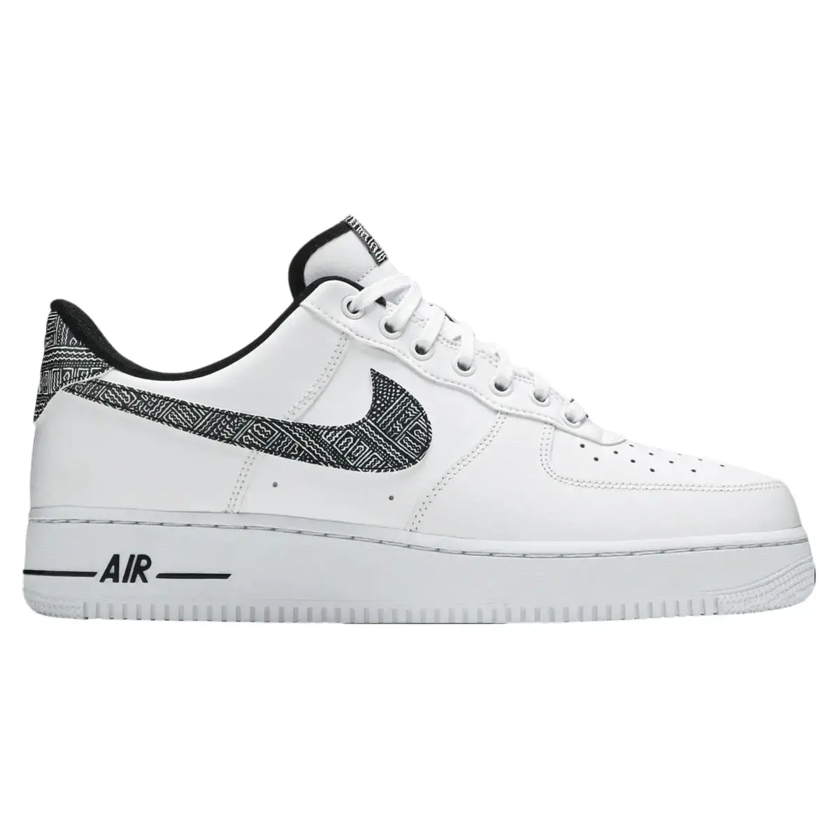 Nike Air Force 1 Low '07 White Metallic Silver Men's Fashion Shoes New