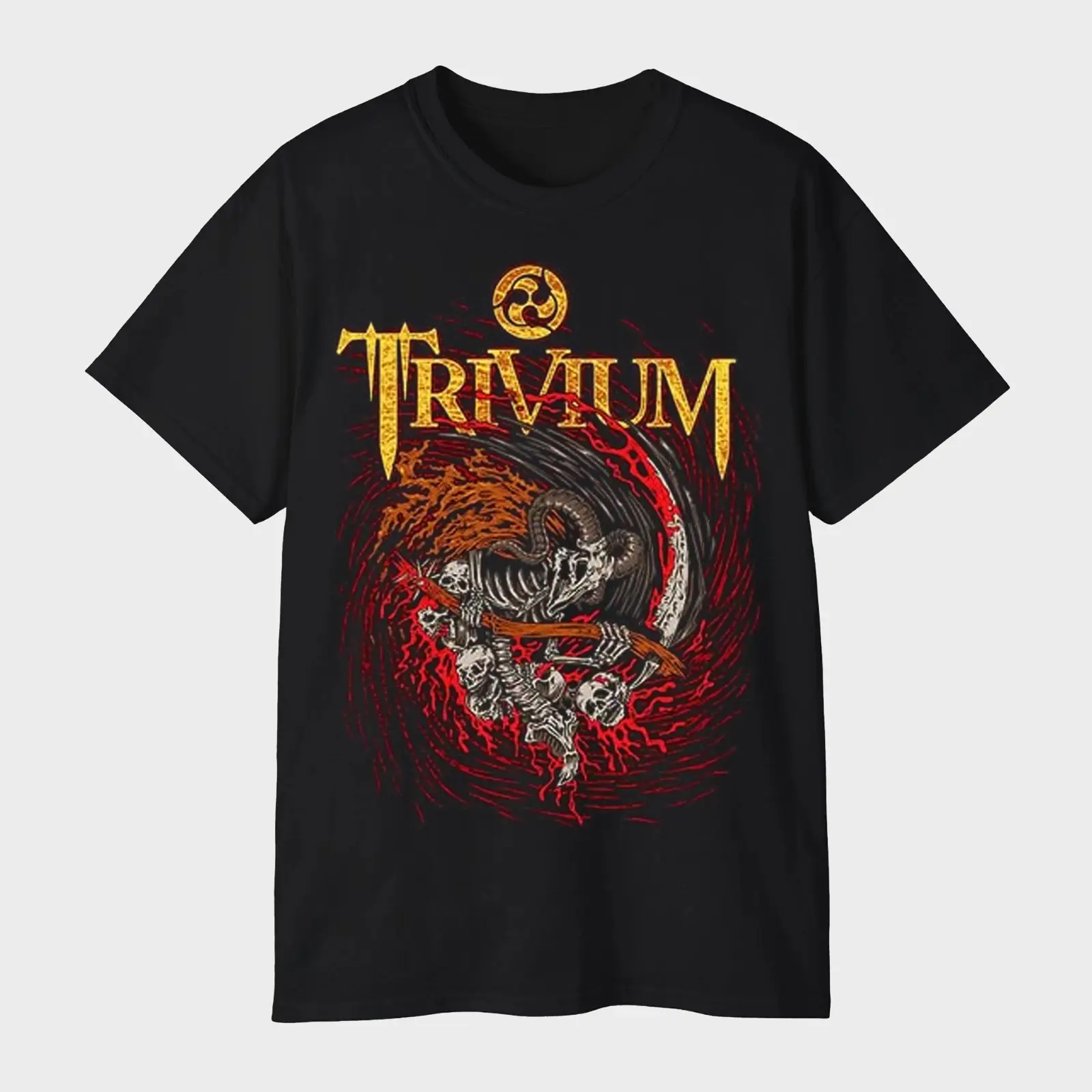 Trivium Shogun Reaper T-Shirt – Heavy Metal Graphic Tee Tour 2026 Edition