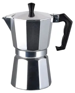 Primula Aluminum Espresso Maker - Easy to Use, Easy to Clean, 4 Sizes Available - Coffee Filter Pot