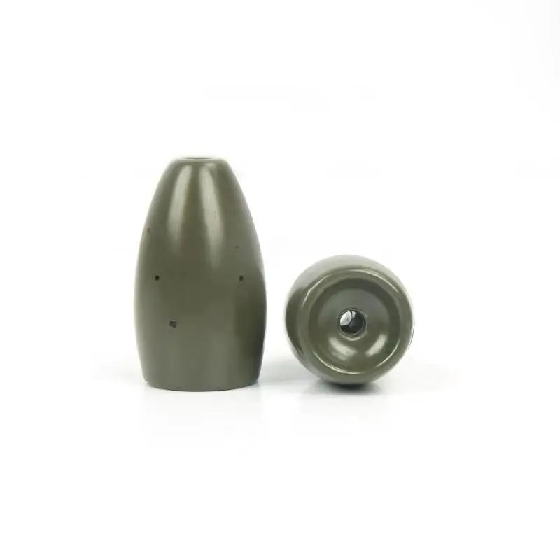 Fish-Field Tungsten Flipping Fishing Weight quantity varies - Pumpkin Green Bass Trout Crappie Bluegill Panfish Largemouth Smallmouth Lure weight