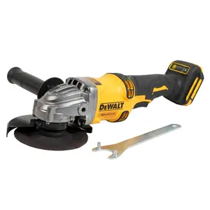 DEWALT DCG405 20V MAX Cordless Brushless 4-1/2in 125mm Angle Grinder 9000RPM Slide Switch for Metal Stone Tile