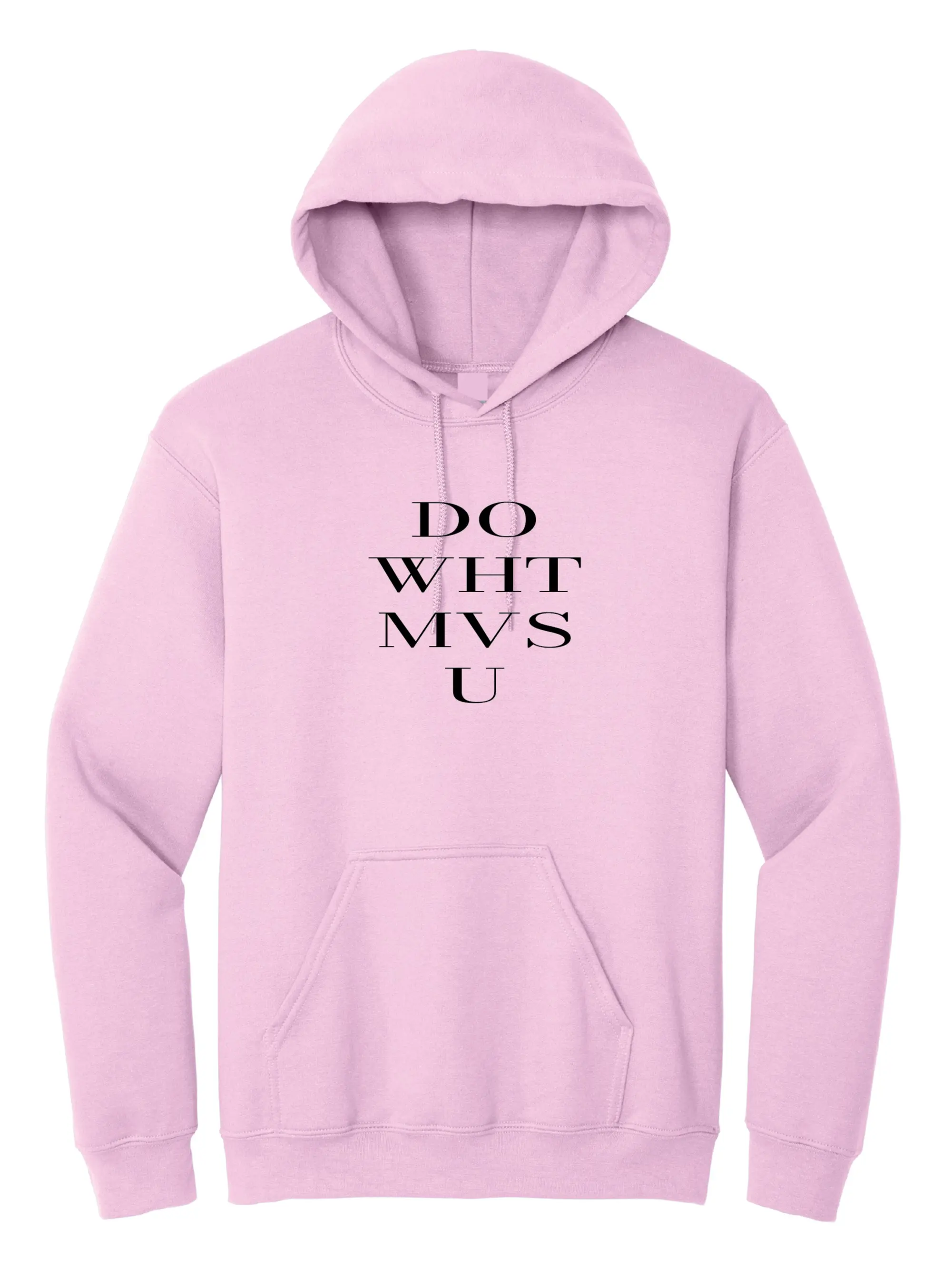 DO WHT MVS U 8oz 50/50 cotton/poly Heavy Weight Hoodie Unisex