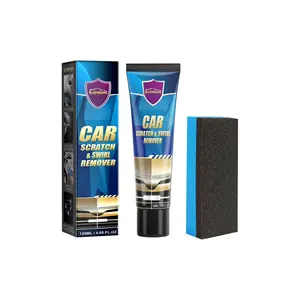 Car Scratch & Swirl Remover, Auto Paint Scratch Repair Compound with Polishing Sponge, Car Detailing Scratch Repair Kit