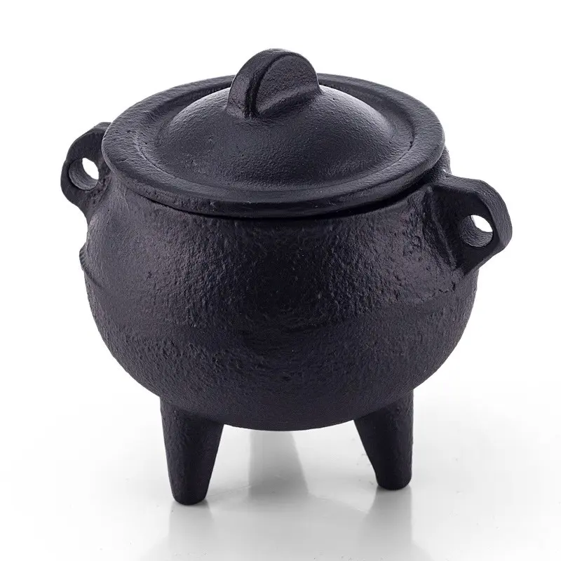 Small Cast Iron Sage Burner, Candle Burner, Iron Art Incense Holder, Yoga Meditation Aromatherapy, Halloween Christmas Decor, Home Office Decoration, Aromatherapy Home Fragrances