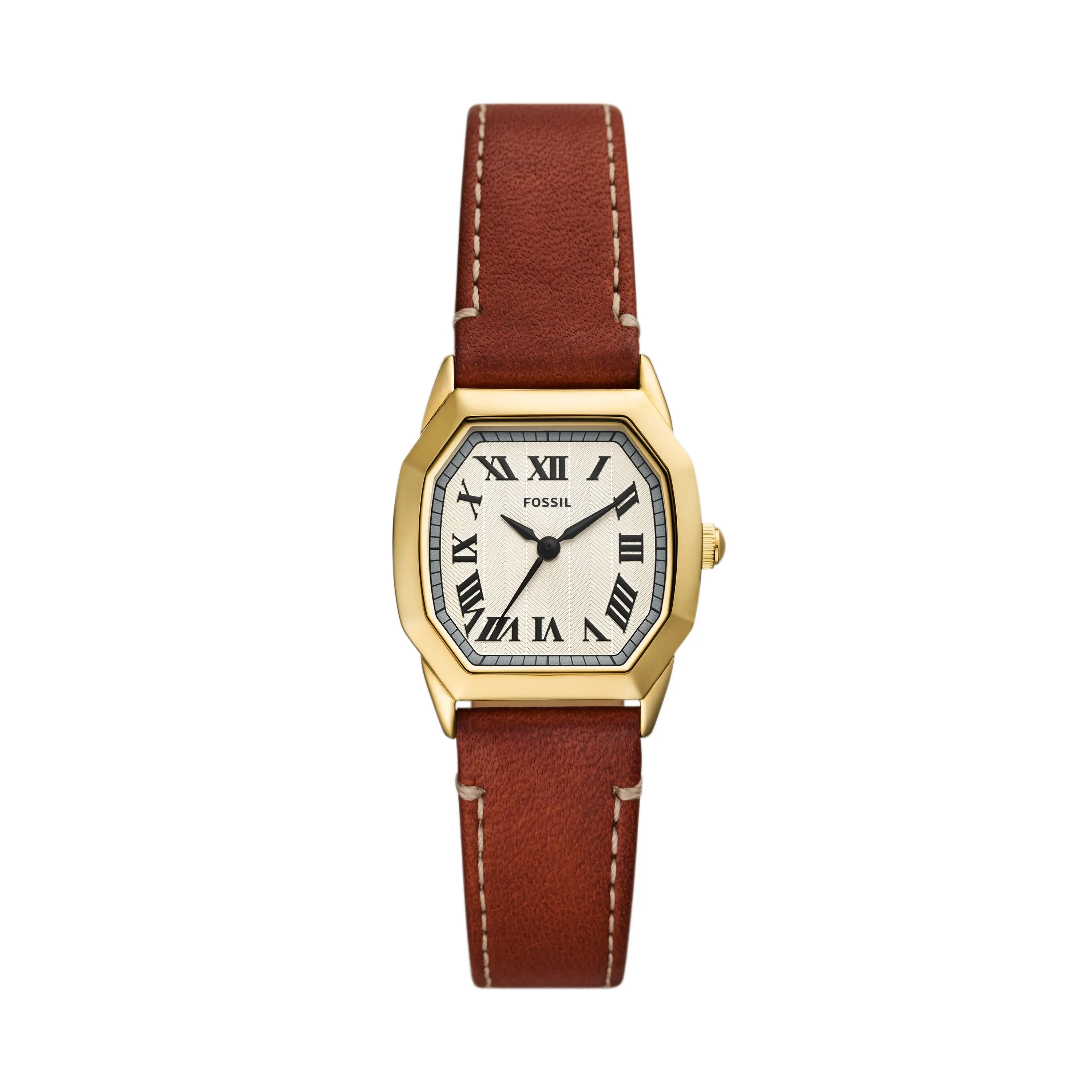 Fossil Women's Harlow 27mm Three-Hand, Gold-Tone Stainless Steel Watch
