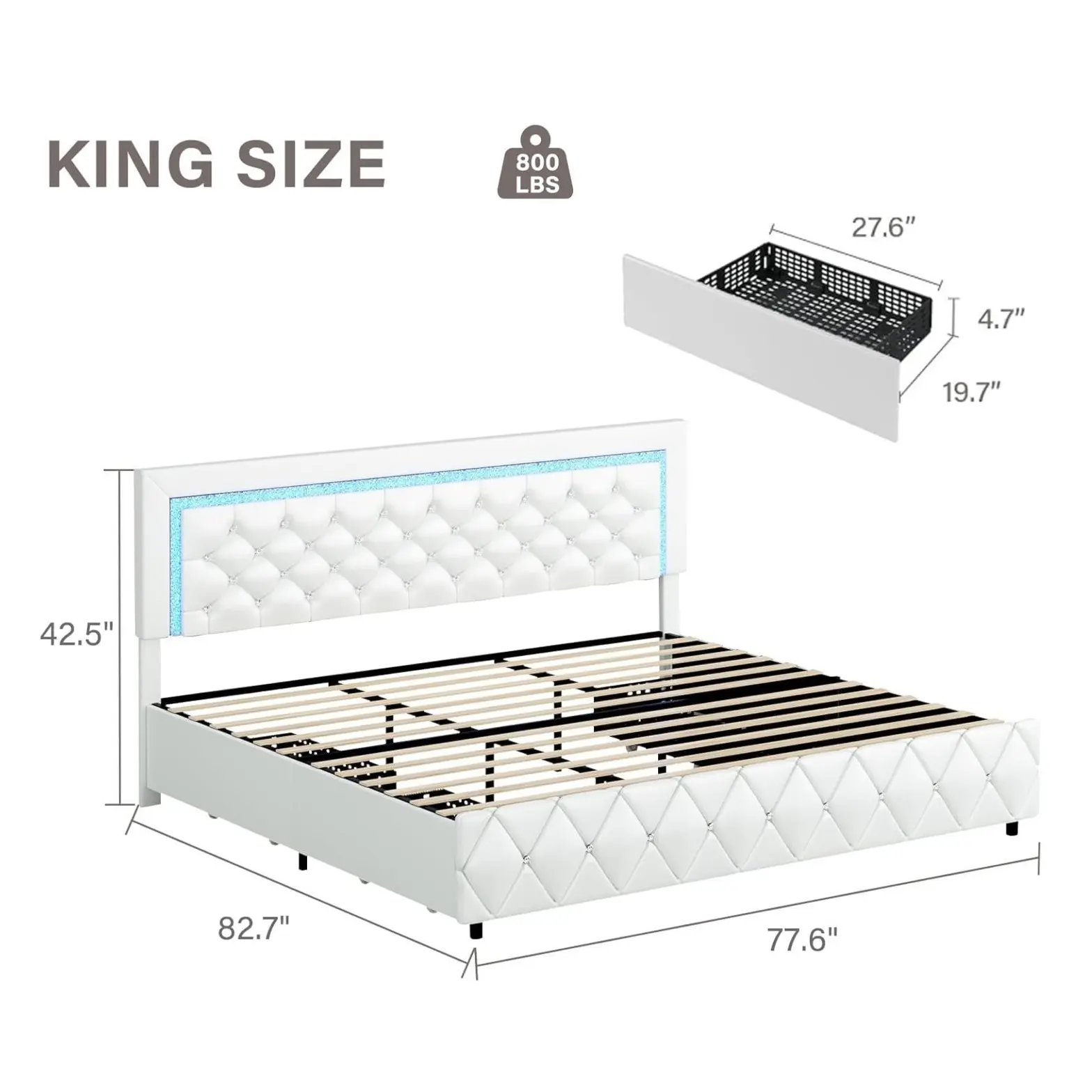 King Size White