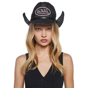 Von Dutch Cowboy Hat - Black