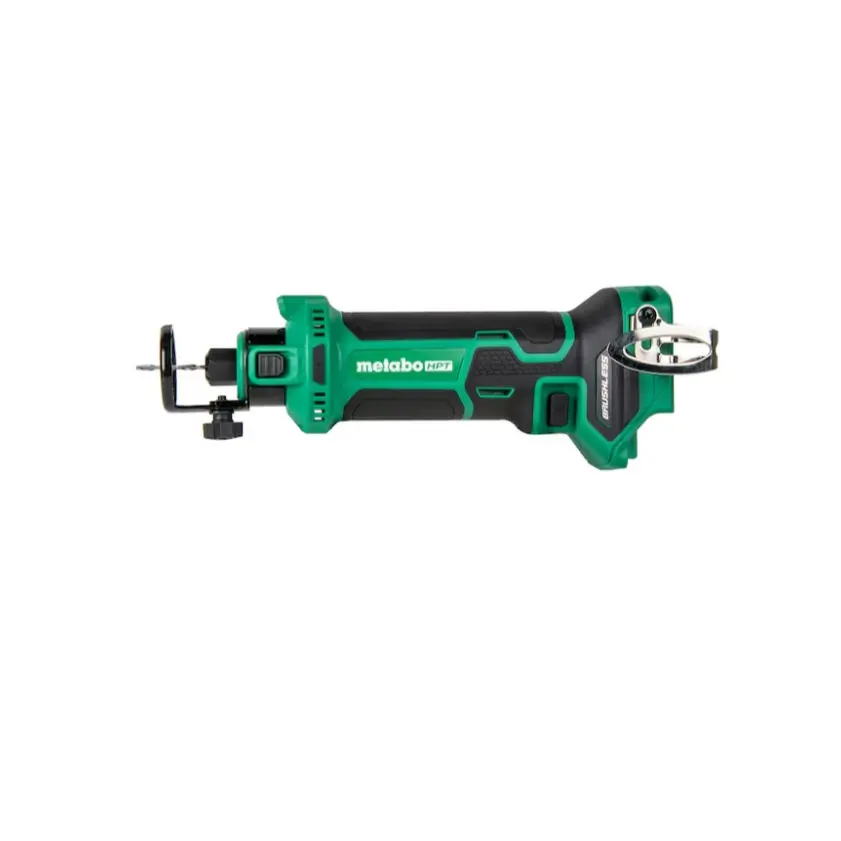 METABO HPT MultiVolt 18V Cordless Cut Out Tool - 1-Speed Cordless Cutting Machine, Drywall Cutter, Collets, Interchangeable (TOOL ONLY, M18DYA), Drywall Cutting Tool