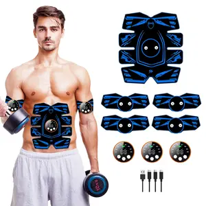 Abdominal Stimulator Exercise Equipment, Abdominal Trainer USB Rechargeable Abs/Arms/Legs Equipment, Fitness Equipment for Men and Women, Body Shaping Tool