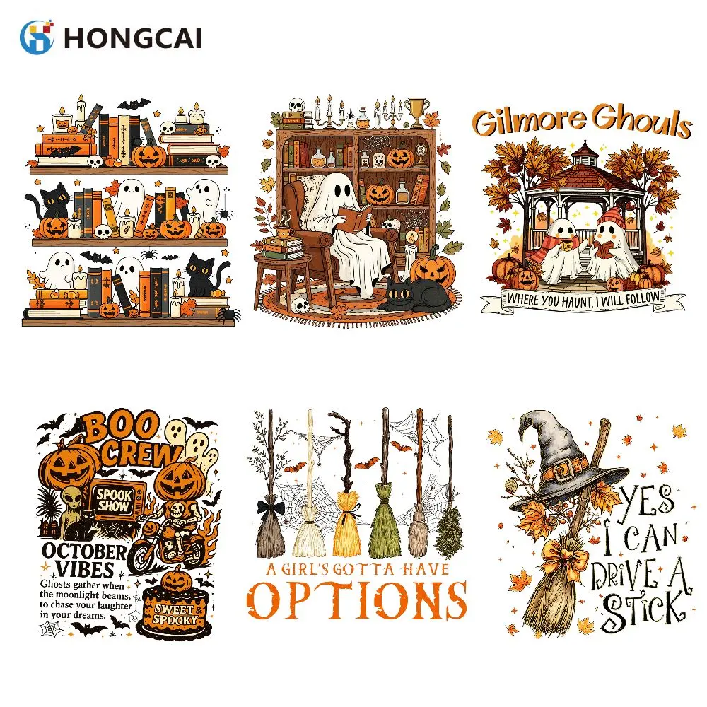 Halloween Warm Fantasy Heat Transfer Vinyl Set, High-Quality DIY Iron-On Sheets, Durable and Easy to Cut, Perfect for Clothing and Home Decor