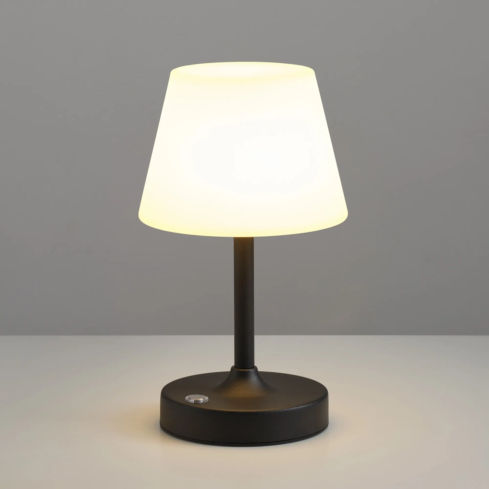 Cordless LED Wood-Grain Small Table Lamp, Waterproof Shower Light with 4000mAh Battery, Portable Rechargeable Touch Dimming Night Light for Outdoor Camping, Bathroom, Restaurant, Kitchen, Patio #Summervibes