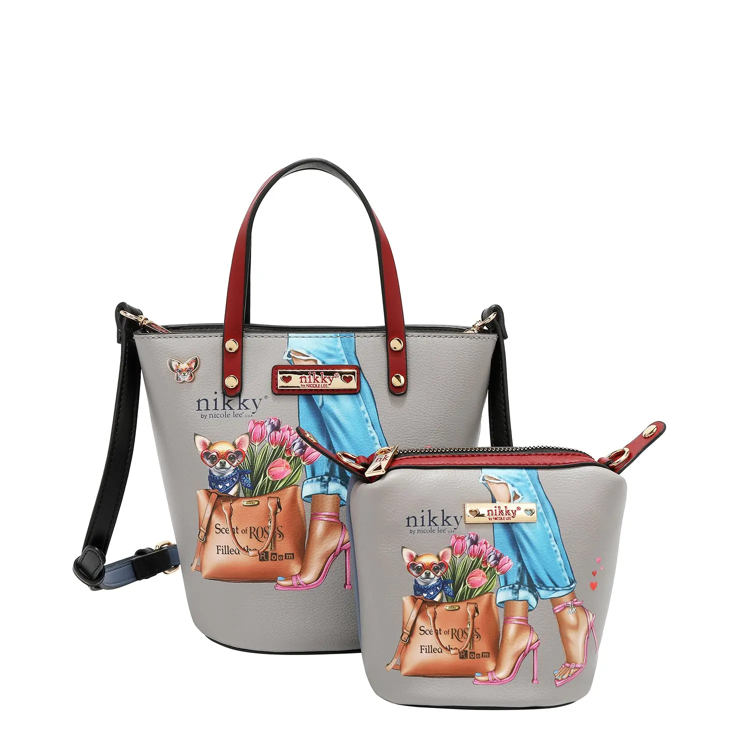 ESSENCE OF YOU 2PC SMALL BUCKET BAG
