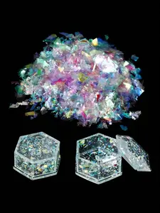 20g Pack Irregular Colored Glitter Epoxy Resin Filler, Nail Art Decoration, Silicone Pencil Case, DIY Mold Making, All Seasons