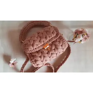 Chloe-Handmade bag T-shirt yarn