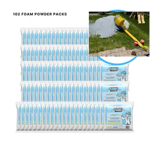 FOAM POWDER PACKS; 80 POWDER PACKS + free foam inflatable Bubble Unit