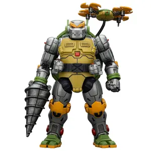 HIPLAY JOYTOY TMNT 1/18 Action Figure | Splinter, Leatherhead, Metalhead & Roadkill Rodney