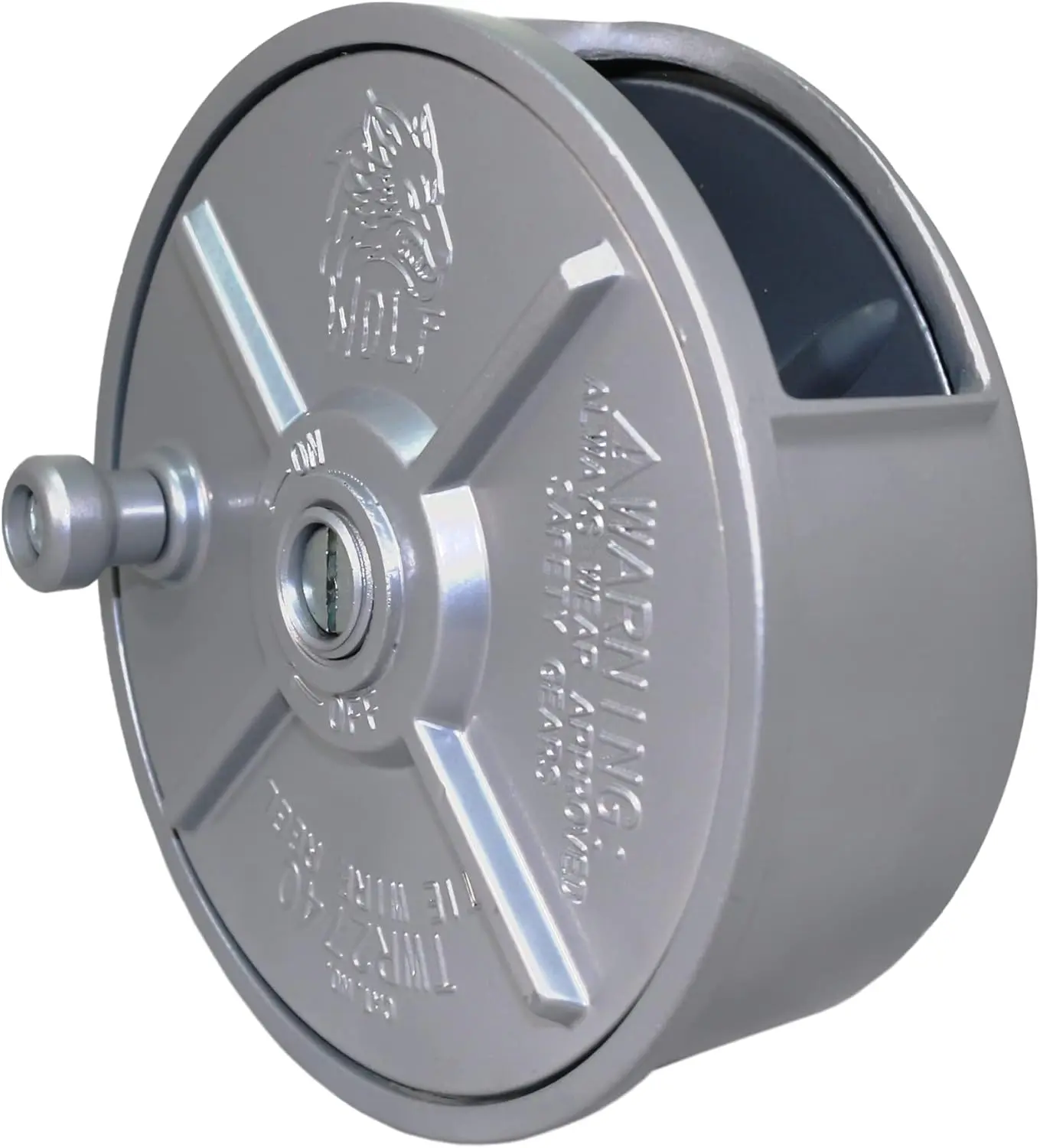 6.25  Tie Wire Reel Coil Holder Wheel, Lightweight, Ambidextrous, Built-in Belt Loops & Knob