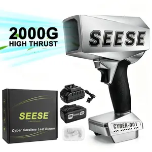 【FathersDayGift】SEESE Cyber Cordless Leaf Blower Violent TurboFan,BrushlessPure Copper Motor Jet Fan With Battery,CordlessTurbo Super Power Air Duster, Car Drying after Wash, SnowRemoval
