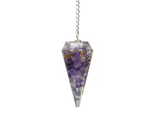 Orgone Crystal Pendulums for Divination and Dowsing Crystal Pendulum with True Pendulum Motion Spritual Crystal