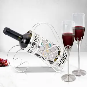 New Ekaani King & Queen Champaign Flute Set w/ Box #544