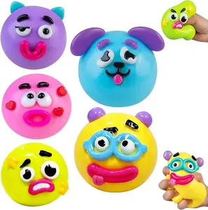 NEW -Curiosities Dog Face Swap Squishy,Soft Slow Rising Stress Relief for Stress & Anxiety Relief, Cute Dog Face Sensory Fidget for for Adults Anxiety Relief ,Holiday Gifts (Multicolor)