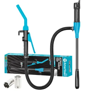 Portable Power Battery Pump, Siphon Pump Water Transfer Pump, Upgraded Hand Fuel Transfer Pump, Gas Pump for Gas Can, Siphon Pump Gas Can Pump Battery Operated Diesel Water Transfer