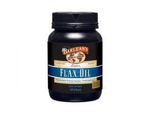Barlean's Organic Oils Lignan Flax Oil Softgels - Natural Dietary Supplement for Optimum Health