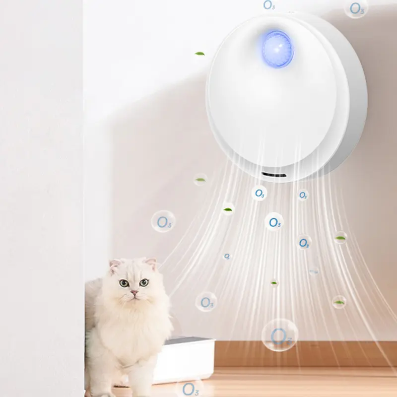 Smart Litter Box Odor Eliminator, Pet Home Toilet Freshener, Automatic Sensor Air Purifier, Say Goodbye to Bad Smells