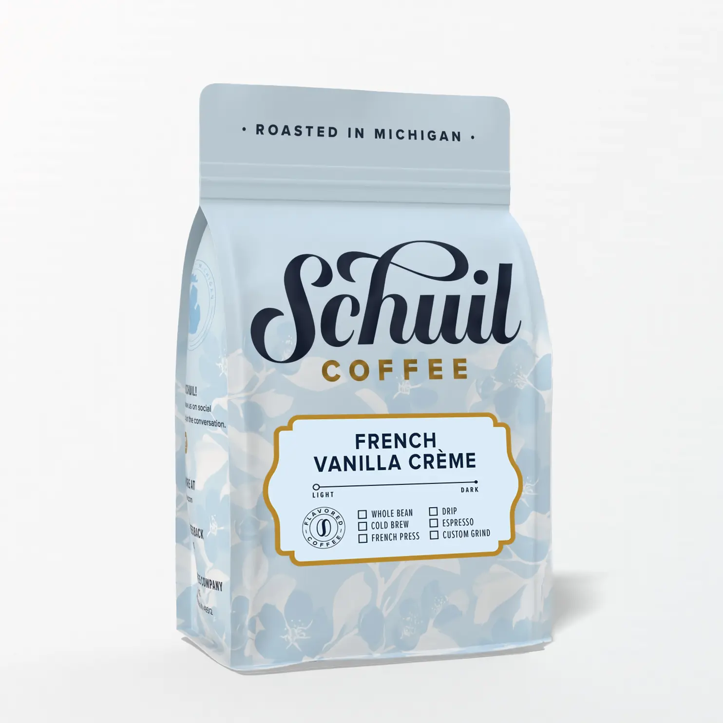 French Vanilla Crème |  Freshly Ground Flavored, 100% Arabica Specialty Coffee |  Beverage