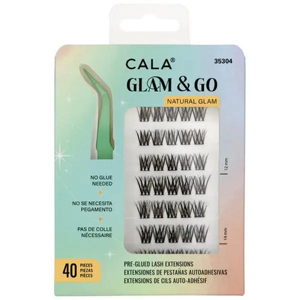 CALA Glam & Go - Natural Glam Pre-Glued Lash Clusters