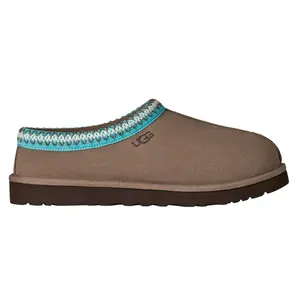UGG Tasman II Slipper Caribou Sapphire Ice Authentic Mens Sneaker 1174671-CPPH Original Brown Tan Blue Suede Comfortable Everyday Wear Slip-on Fuzzy Cozy Warm Winter Boys Shoe, Footwear, Slide