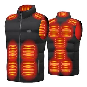 Winter Women/men Warm Vest with 10000mah Battery, Home Heating Slim Fit, Wearable Mobile Power, & Dry Cleanable