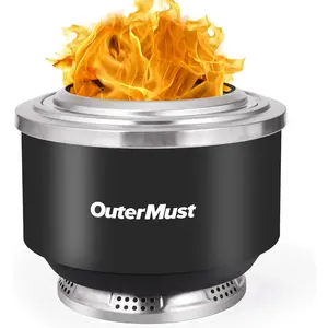 OUTERMUST FP24 24 INCH SMOKELESS FIRE PIT WITH