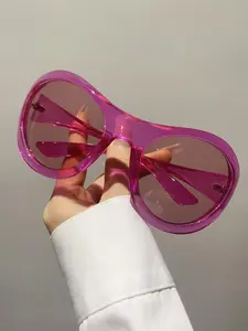 Cute Sunglasses, 1 Box Trendy Versatile Sunglasses for Women and Men, Fashion Sunglasses for Outdoor Sports or Daily Use, Travel Accessories