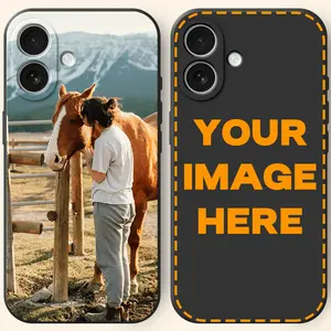 Custom Photo Phone Case – Please Send Image After Purchase.Customized Image Phone Case for Iphone 16Promax Case for 16Pro 16Plus Slim Matte DIY Case Compatible with Iphone 15 14 1