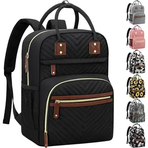 Diaper Bag Backpack for Women Large Capacity with Insulated Pockets Multifunctional Diaper Bags For  Girl Boy   Bags For Mama Maternity Travel Bag Black