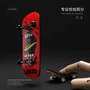 Professional 5-Layer Maple Wood Fingerboard, Bearing-Equipped Mini Hand Skate Fidget Toy